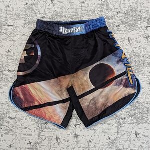 Men's NearFall MMA/ Boxing/ Muay Thai Cosmic Print Shorts Size Small